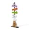Glitzhome® 41.75"H Lighted Halloween Wooden Ghost's Broom Porch Decor